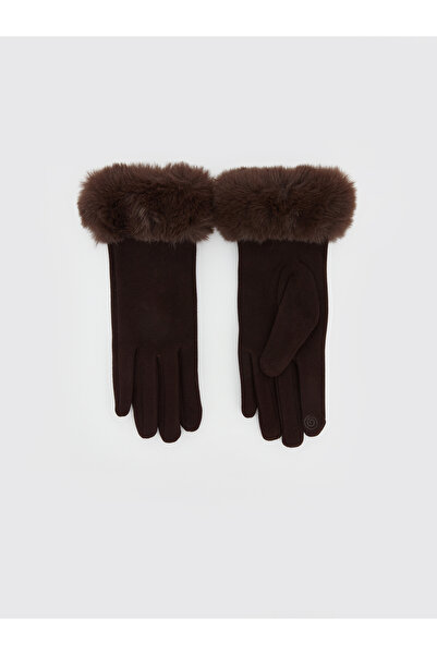 LC Waikiki Fur-lined Women's Gloves