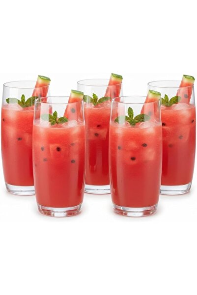 Generic Transparent Glass Saucepan Set of 6 – Elegant Clear Glass Cups for Se...
