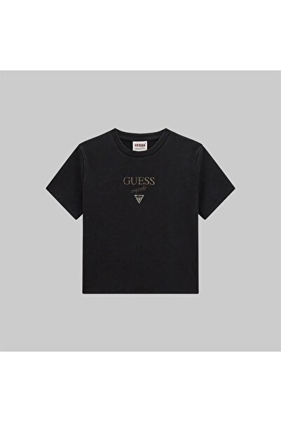 Guess Collection GUESS Originals Γυναικείο Μπλουζάκι με Μικρό Τριγωνικό Λογότυπο