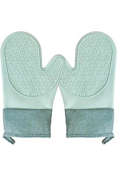 Yelajoy Oven Mitts Heat Resistant Silicone Oven Gloves Non-Slip Cooking Glove...