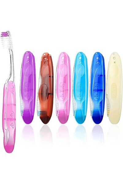 Bukela 6 Pcs Travel Toothbrushes, Mini Travel Toothbrush Kit, Compact Protect...