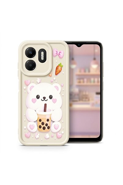 Nezih Case İnfinix Smart 9 ile Uyumlu Kamera Korumalı Sevimli Desenli Silikon...
