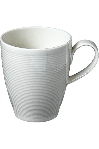 BARALEE PORCELIAN CERAMIC WISH WHITE MUG, 092631A, 350 CC (11 3/4 OZ), PACK O...