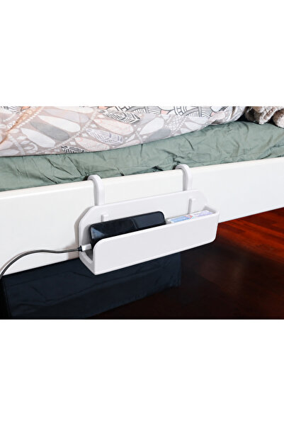 3D snaxx Yatak Kenarı Telefon ve Eşya Düzenleyici Askılı Organizer (6x29x10 cm)