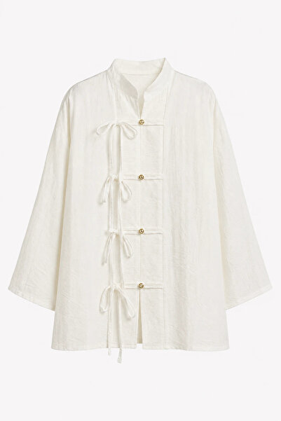 nazzain Tunic with Drawstring Detail