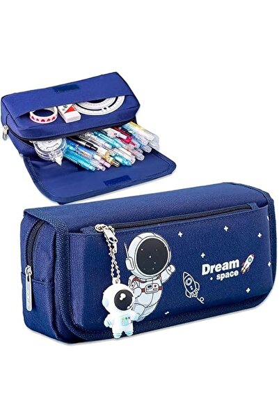 MINGSHIJX Cartoon Pencil Bag 4-Layer Large Capacity Student Case，Boy'S Astron...