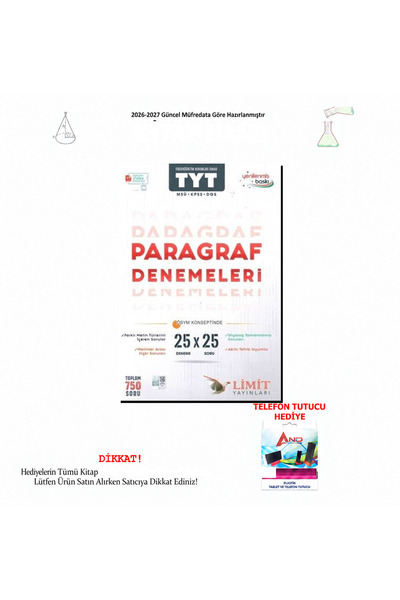 Limit Yayınları 2026-2027 TYT 25'li Paragraf Denemeleri