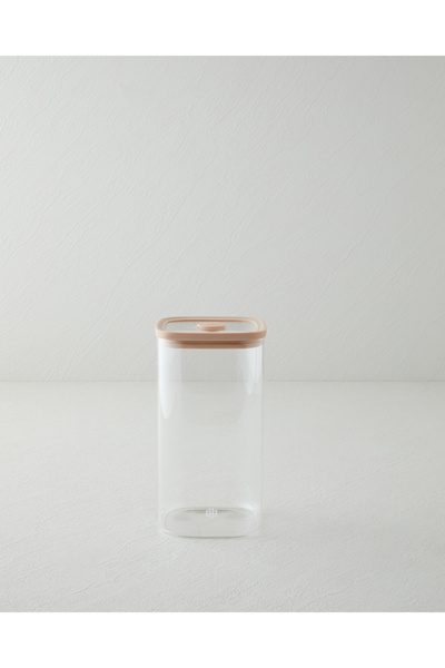 English Home Simone Borosilikat Kavanoz 700 ml Açık Pembe