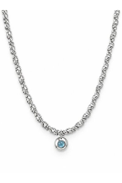 CHARMLUCKY ÖZEL SERİ MAVİ UÇ DORİKA KOLYE