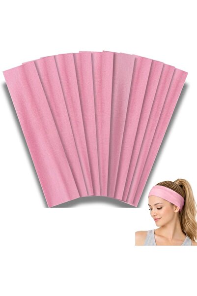 Styla Hair 10 Pack Stretch Headbands Non-Slip Head Wraps Great for Sports, Yo...