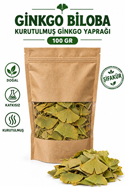 ŞİFAKÜR BİTKİSEL SAĞLIK ÜRÜNLERİ Ginkgo leaf (ginkgo biloba) 100 gr