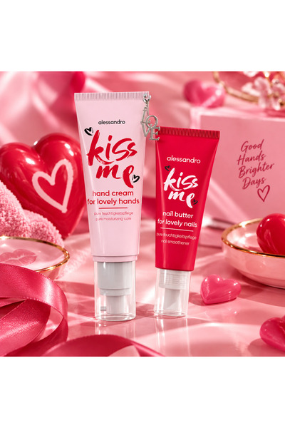 Alessandro Kiss Me El ve Tırnak Bakım Seti – Hand Cream + Nail Butter 2’li Set