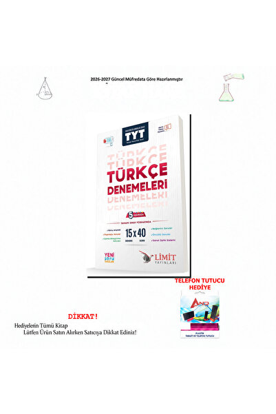 Limit Yayınları 2026-2027 TYT 15'li Türkçe Denemeleri