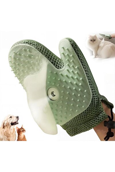 TERRIFI Pet Hair Removal Glove with Spray | Rechargeable All-in-One Grooming ...