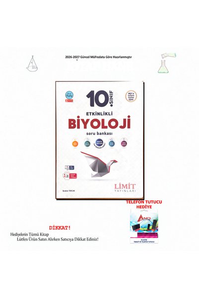 Limit Yayınları 2026-2027 10. Sınıf Biyoloji Etkinlikli Soru Bankası