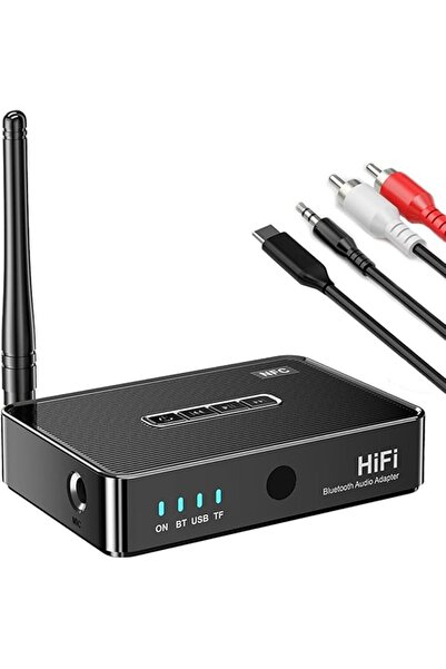 TERRIFI محول صوت بلوتوث، جهاز استقبال صوت بلوتوث 5.1 عالي الدقة لنظام الصوت و...