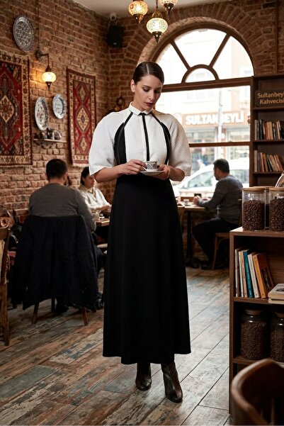 Good Miss Kadın Siyah Deri Harness Aksesuar – Minimal Tasarımlı Boyun ve Bel Detaylı Ayarlanabilir Göğüs Aksesuarı