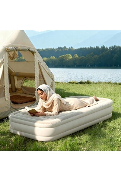 GENERAL Air Mattress with Built in Pump，Portable Inflatable Mattress with Car...