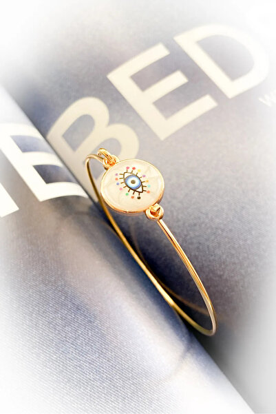 roshel Gold Color Bracelet with Eye Motif