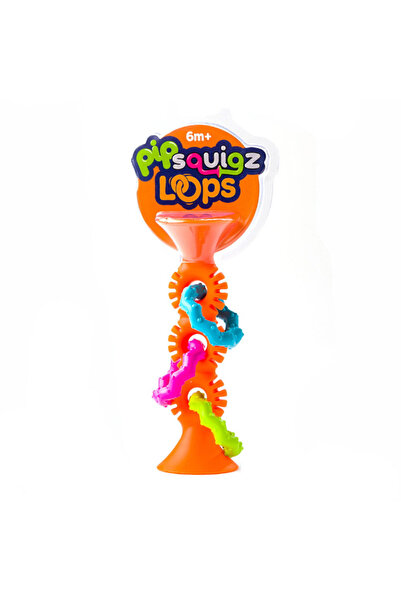 Fat Brain Toys pipSquigz Loops - Αισθητηριακό παιχνίδι με βεντούζα και δαχτυλ...