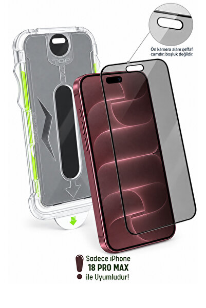Evax [e-Pro Hayalet] iPhone 18 Pro Max Uyumlu HAYALET Özellikli Kolay Kurulum...