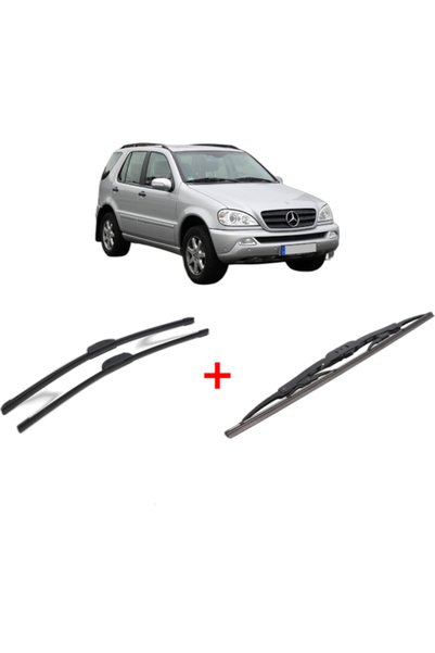 Bosch Set of 3 wipers MERCEDES-BENZ M-CLASS (W163) 1998 - 2005, for windshiel...