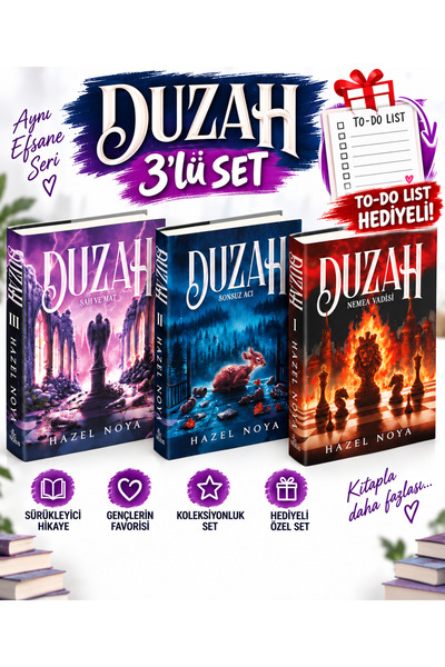 Ephesus Yayınları Duzah 1: Nemea Vadisi - Duzah 2 sonsuz acı - Duzah Şah ve m...
