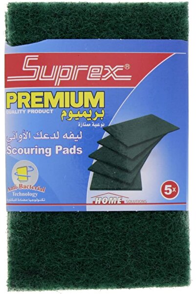SUPREXX Suprex Premium Scouring Pads – Heavy Duty Green Scrub Pads for Pots, ...