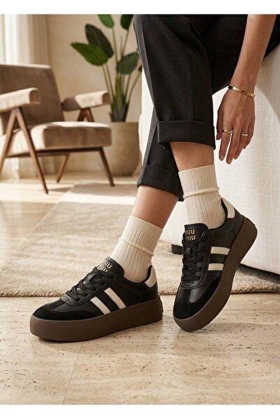 mlu mlu Kadın Kışlık Sneaker Su Geçirmez Kaydırmaz Ortopedik Taban Avrupa Sta...