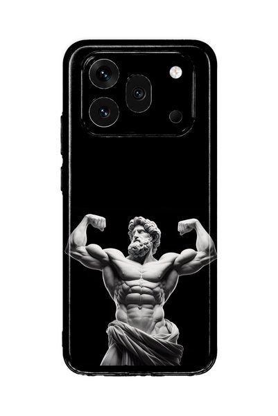 FLAMENKO Honor 600 Pro Compatible Ancient Statue Muscular God Pattern Transpa...