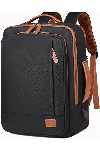 Tazweeq Convertible Travel Laptop Backpack, Fits 15.6 Inch Laptop, Black, for...