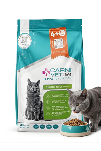 CARNİ VET gastrointestinal kedi maması 5 kg yanında 2 adet aniflora probiyoti...