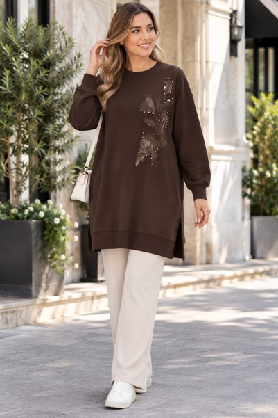 MODAABAD Nakış Garnili Tunik 6174