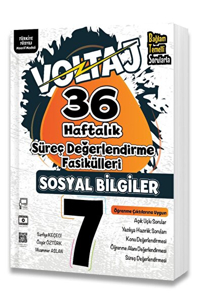 Berkay Yayıncılık 7.SINIF VOLTAJ SOSYAL BİLGİLER 36 HAFTALIK SÜREÇ DEĞERLENDİ...