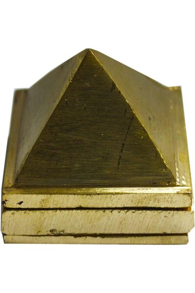Generic Latas 3-Layer(91 Pyramid) Brass Pyramid Energy Grid Vastu for Positiv...