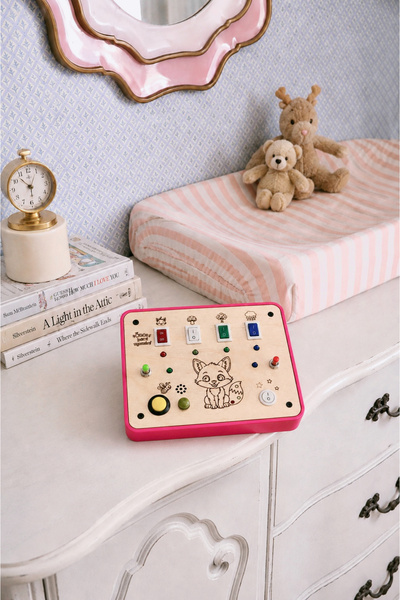 Maggic Kids Ormandaki Tilki Ahşap Aktivite Panosu