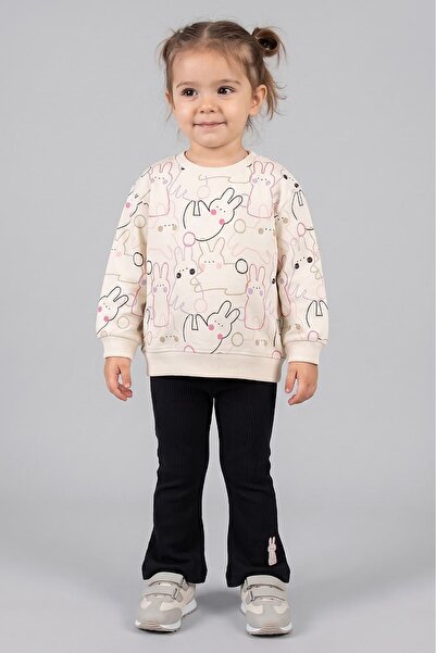 HAUSEkids طقم بيتيت بيل للفتيات الصغيرات من 6-36 شهرًا - لاتيه