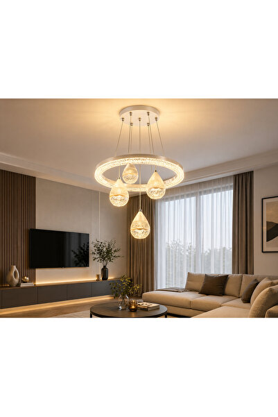 OEM Πολυέλαιος LED ANT1779/5 80W |   μέταλλο και ακρυλικό |   ρυθμιζόμενο ύψο...