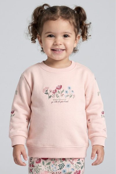 HAUSEkids طقم بناتي من ستلا للأعمار من 1 إلى 4 سنوات - بودرة