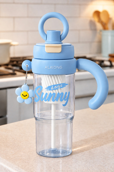 valletta Portosino Bpa-Free Easy-To-Carry Detox Water Bottle with Compartment...