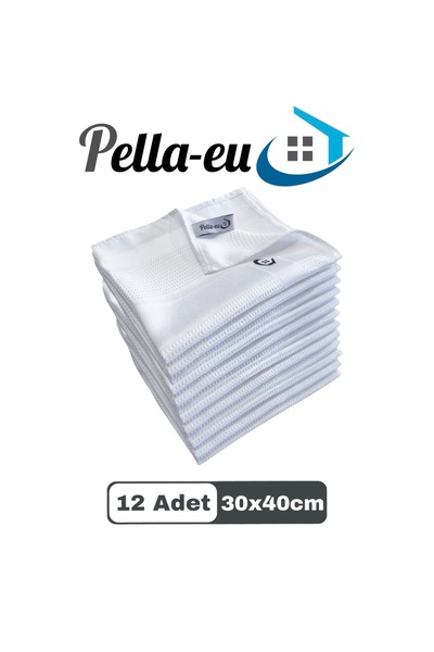 PELLA-EU Mikrofiber Sihirli Cam Bezi Genel Temizlik Bezi Mutfak Banyo Yüzey 1...