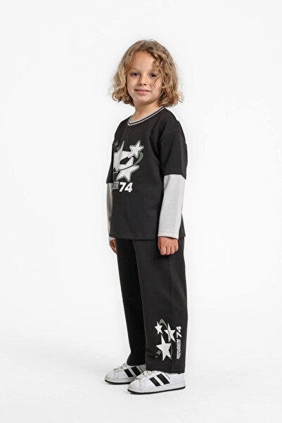 HAUSEkids 1-5 Years Old Oscar Miles Boys' Suit-Black