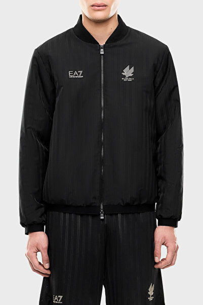 EA7 Logolu Regular Fit Kolej Yaka Bomber Mont Erkek MONT 7M002557 AF29162 UC001