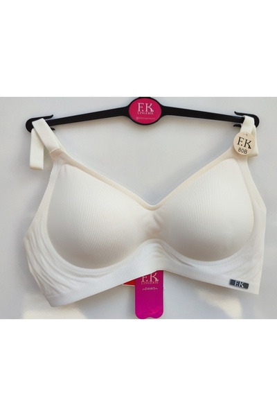 F.K Fk Seamless Laser Cut Bra Ghost Bra Non-Wired Padded Bra