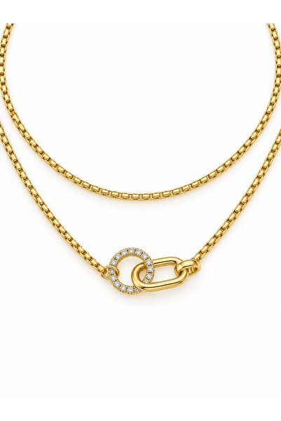 CHARMLUCKY ÖZEL SERİ KİLİT DETAY KOLYE