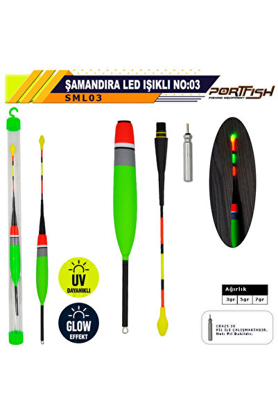 trançabalıkçılık Portfish Şamandıra Led Işıklı No:03 5Gr