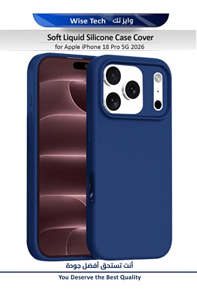Wtech Apple iPhone 18 Pro 5G 2026 Luxury Premium Quality Liquid Silicone Case...
