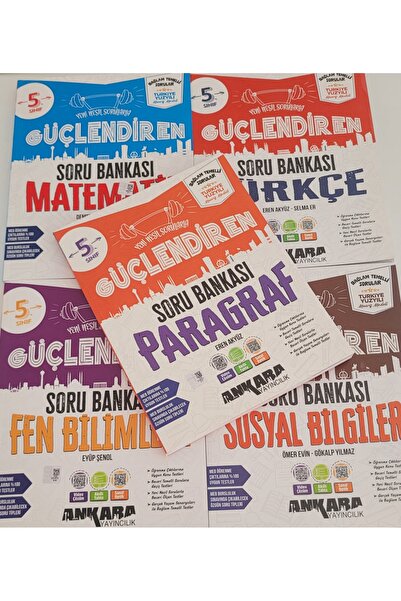 Ankara yay.5 sınıf güçlendiren soru bankası 5 li set