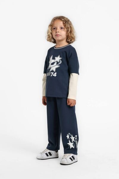 HAUSEkids 1-5 Years Old Oscar Miles Boys' Suit - Navy Blue