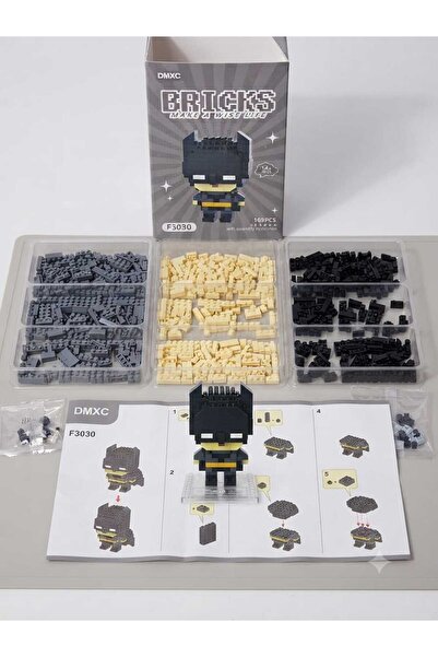 renkli outlet mini batman 3d puzzle bricks figürü, lego